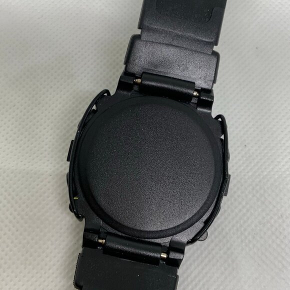 Vintage digital Quartz watch 39mm “strength for living”black tone plastic band i - Picture 5 of 5